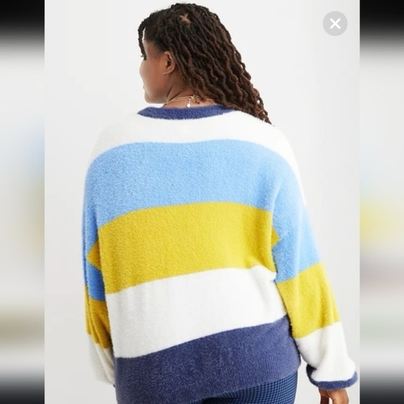 Aerie Flurry Fuzzy Crewneck Sweater - Picture 3 of 5